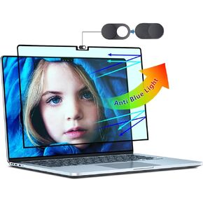 STARY MacBook Pro 16 Inch Screen Protector 2021~2023 (A2485/A2780,M1/M2), Anti Blue Light Anti Glare Screen Protector for MacBook Pro 16.2", Easy Installation/Zero Bubble -Matte