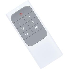 Replacement Remote Control Compatible for Dreo DR-HTF007 DR-HTF007S DR-HAF003S DR-HTF008S DR-HTF001 Tower Fan Bedroom, WH719S DR-HSH009S （White）
