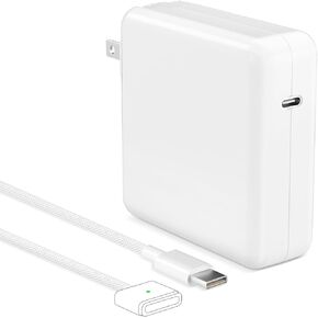 96W Mac Book Pro Charger- Compatible with MacBook pro 14 inch(2021-2023) & Mac Book air 13/15 inch(2022-2024),Include 6.6FT USB C to 3 Braided Cable
