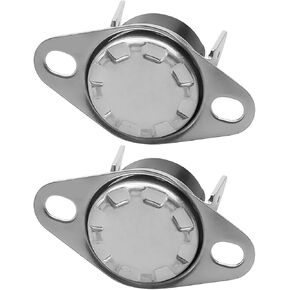 2Pcs Thermostat Fuse Fit for GE KSD201 70 Microwave, 250V 10A 70°C Thermal Fuse Temperature Control Switch Normally Closed for Oven Water Heater