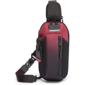 TUMI - Alpha Bravo Esports Pro Sling Bag - Gaming Bag for Handheld Gaming Devices - 12.0" X 5.8" X 2.5" - Red Ombre