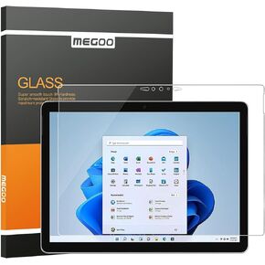 Megoo Glass Screen Protector for Surface Go 4/3/2 (2023-2020), 10.5" HD, Easy Installation, Scratch Resistant, Anti-Fingerprint, Bubble-Free