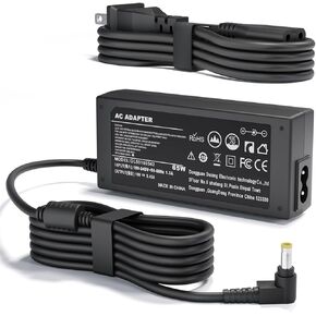 65W Laptop Charger for Toshiba Satellite C55 C50 C55D C655 C655D C675 C850 C855 C855D L745 L505 L55 L655 L755 L775 L855 S55 P50 P50T P755 A665 A505 A205 A105 Notebook Power Supply Cord