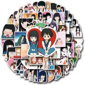 55pcs Kimi Ni Todoke Stickers Funny Anime Stickers for Teens Journals,Waterproof Vinyl Decals for Water Bottles Computer Skateboard Suitcase Scrapbooking Guitar