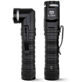 Tactical Flashlight high lumens, Bright Flashlight 1400 Lumens, Magnetic Base, Water-Resistant, Durable for Outdoor, Camping, Hiking, Emergency and Work Use, Recharable with 5 Modes