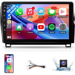 Leadfan Car Radio for Toyota Tundra 2007-2013 Toyota Sequoia 2008-2018 Stereo Upgrade with Wireless Carplay Android Auto, 10.1'' Touchscreen Audio with Bluetooth WiFi GPS Navigation SWC Backup Camera