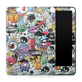 Glossy Glitter Tablet Skin Compatible with Amazon Kindle Paperwhite 12th (2024) - Oddballs - Premium 3M Vinyl Protective Wrap Decal Cover - Easy to Apply | Crafted in The USA by MightySkins