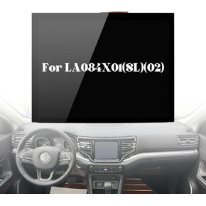 for Uconnect 4C UAQ Screen Replacement for 4C UAQ LA084X01(SL)(02) LCD Screen Display for Jeep Dodge RAM Chrysler 2017-2021 LA084X01(SL)(01) Digitizer Screen Touch Assembly Replacement Black 8.4"