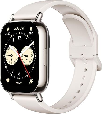 Xiaomi Redmi Watch 5 Lite Global 1.96 "AMOLED حتى 18 يومًا بطارية GNSS MIC Dual 150+ أوضاع تمرين 5ATM مستشعر معدل ضربات القلب (الذهب الفاتح) in Saudi Arabia