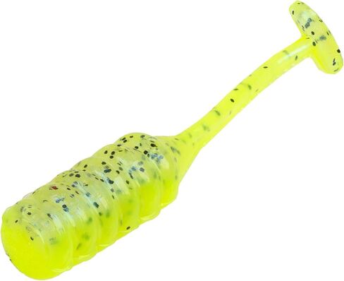 ضربة King Mr. Crappie (Mrctzslc-227) إغراء الصيد في سن المراهقة زيح ، اليرقة البلاستيكية الناعمة المدمجة ، جسم مضلع ، ذيل مجداف نحيلة ، 1/4 بوصة ، 15 عبوة ، Shine in Kuwait