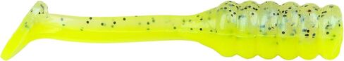 ضربة King Mr. Crappie (Mrctzslc-227) إغراء الصيد في سن المراهقة زيح ، اليرقة البلاستيكية الناعمة المدمجة ، جسم مضلع ، ذيل مجداف نحيلة ، 1/4 بوصة ، 15 عبوة ، Shine in Kuwait