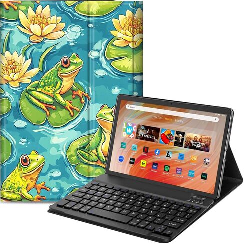 حالة لوحة المفاتيح لـ Amazon Fire HD 10 Tablet (الجيل الثالث عشر/الحادي عشر ، 2023/2021 إصدار) in Kuwait