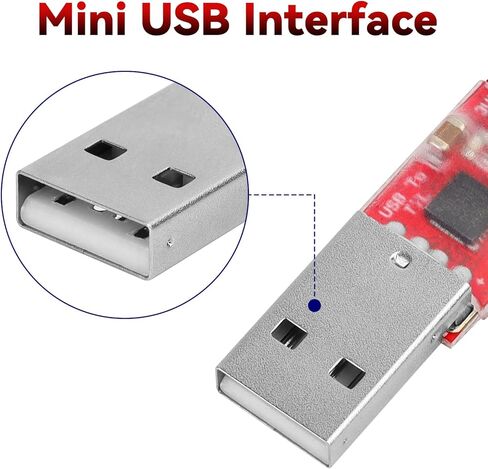 CP2102 USB إلى وحدة TTL - تنزيل محول المحول التسلسلي لـ UART STC 3.3V و 5V Microcontrollers مع كابل Jumper in Kuwait