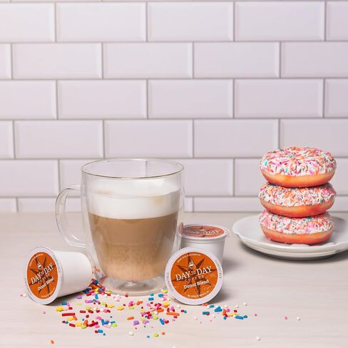 Day To Day 200-Count Donut Blend, Medium Roast Single Serve Coffee Pods for K-Cup Keurig Brewers in Saudi Arabia