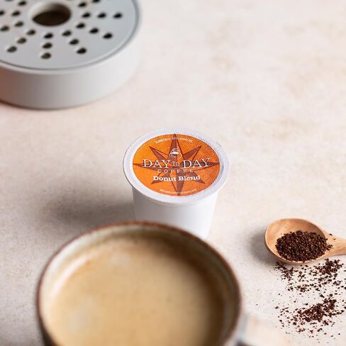 Day To Day 200-Count Donut Blend, Medium Roast Single Serve Coffee Pods for K-Cup Keurig Brewers in Saudi Arabia