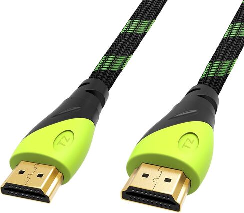 TIZUM High-Speed HDMI Cables/Ethernet Cable|Compatible with ps5,Xbox Series x,ipad air,Fire tv,USB c Cable,MacBook Pro/Air, Laptops,DVD Player & All HDMI Devices|Supports 3D, (10.2Gbps,4K@25Hz)(3 M) in Saudi Arabia