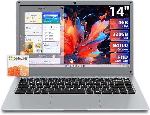 محول الكمبيوتر المحمول Jumper 14 بوصة ، تخزين ذاكرة الوصول العشوائي 4GB 320GB ، Office 365 سنة واحدة ، كمبيوتر محمول مع CELERON N4100 CPU ، 2.4G+5G WiFi ، BT4.0 ، Gray. in Kuwait