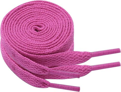 2 Pair Flat Shoe Laces For Sneakers, 5/16" Wide Shoelaces Athletic Running Shoes Boot Strings in Saudi Arabia