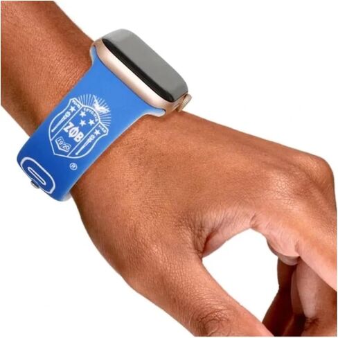 Zeta 1920 PHI BETA متوافق مع نطاقات الساعات Apple Series 7 6 5 4 3 2 1 SE Paraphernalia هدايا منظمتنا الرياضية 38 مم 40 مم 41 مم (أزرق) in Saudi Arabia