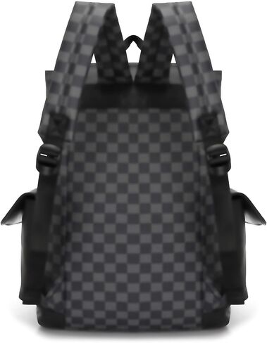 Fashion PU Leather Backpack college schoolbag Laptop Bag Leisure business travel Multifunctional backpack (Style3,ONE SIZE) in Saudi Arabia