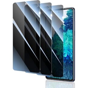 Privacy Screen Protector for Samsung Galaxy S20 FE, Double Shatterproof Anti-Spy Tempered Glass Film, [Impact- Private Protection][Anti-Shatter][Anti-Scratch][9H Hardness]- 3 Pack