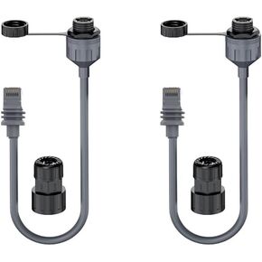 Ethernet Adapter Compatible for Starlink Gen 3 Mini Ethernet Cable Extension to RJ45 Coupler for Starlink Gen 3 Mini Dish and Router Cable Coupler Accessories for Starlink Mini(2 PCS)