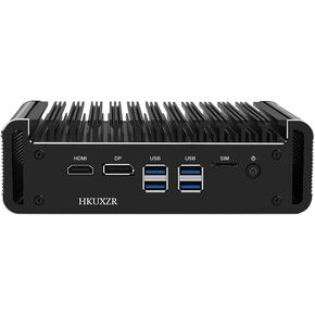 Firewall Appliance Mini PC, Intel Celeron J4125 Quad Core 4xIntel I226 2.5G Ethernet VPN Router PC AES-NI HDMI DP Barebone 8G/16G Ram(DDR4) 128G/256/512G/1TB mSATA (8G RAM 128G)