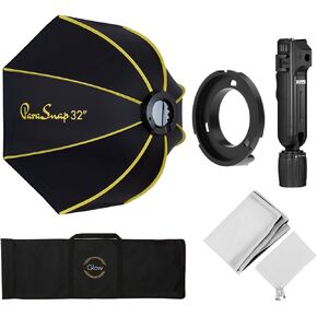 Glow ParaSnap PS-B32K 32" Octagonal Softbox for Nanlite Forza Light