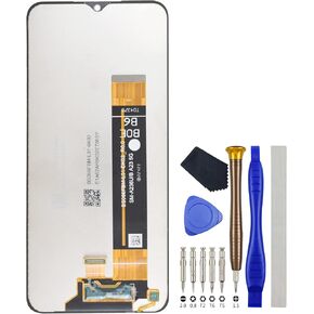 Black Full LCD Digitizer Touch Screen Assembly Replacement for Samsung Galaxy A23 5G SM-A236U SM-A236B 6.6" with Tool Kit