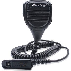 PMMN4021 PMMN4021A Speaker Microphone Compatible for Motorola Radio HT750 HT1250 HT1550 PR860 MTX8250 MTX9250 PRO5150 PRO7150 PTX760 GP340 with 3.5mm Audio Jack