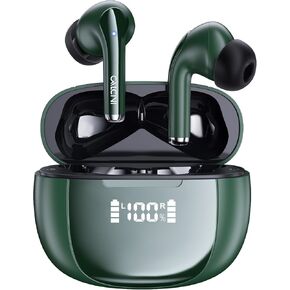 Wireless Earbuds, Bluetooth Headphones 5.3 with LED Power Display Charging Case,True Wireless Earphones Deep Bass Stereo Sound TWS Microphone, IP67Waterproof for Sleep Sport Workout Gam