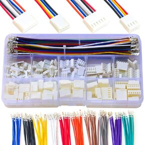 KK 2.5mm Pitch Connector with Premium 22AWG Pre-Crimped Cables,Compatible with Molex KK-254 MX 2.54mm Male Female Connector 2/3/4/5/6 Pin KF2510 Housing (MX2.54-2510)