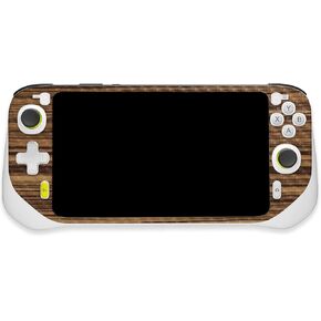 MightySkins Carbon Fiber Skin Compatible with Logitech G Cloud Gaming Handheld - Dark Zebra Wood | Protective, Durable Textured Carbon Fiber Finish | Easy to Apply | Made in The USA