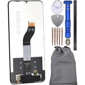 IPS LCD Display Digitizer Screen Replacement for Xiaomi Redmi 13C 13C 5G Poco C65 with Tool kit and Adhesive