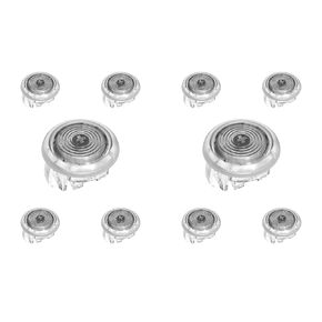 (10PCS BLACK) 24mm punk arcade workshop Mechanical Buttons Kit with Cherry MX Speed silver switches replacement for Fighting Stick Controller Mixbox