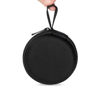 Ginsco Mini Hard Shell Earphone Case for Apple EarPods Headphones Wired Ear Buds, for Sony MDREX15AP in-Ear Earbud, for JBL Endurance Run 2 Wired in-Ear Headphones, Cable Organizer Travel Case