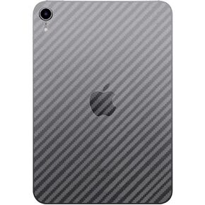 for iPad Mini 6 2021 Mini 7 2024 Back Screen Protector 3D Carbon Fiber Ultra Thin Protective Film-2 Packs-Transparent