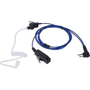M1 Surveillance Headset with PTT Mic FBI Security Acoustic Tube Earpiece for Motorola Mag One BPR40 CLS1110 CLS1410 CP185 CP200 CP200D DLR1020 DLR1060 DTR650 DTR700 RDM2070D RDU4100 Radios