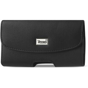 Reiko Wireless Horizontal Pouch Samsung Galaxy Note4/Note3 Plus with Magnetic Clasp in Black (6.44"X3.49"X0.73" Plus) - Colored,HP102B-643507BK