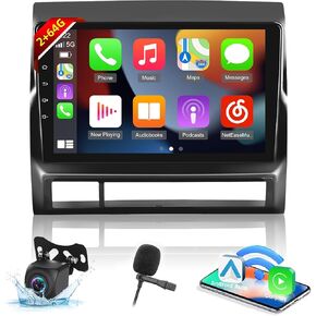 ekat for toyota tacoma 2005-2015 [2 + 64g] SteroD STEROID CAR مع راديو شاش اللمسات اللاسلكي و Android Auto - 9 بوصة مع EQ DSP ، GPS ، WIFI ، SWC + AHD Camera ، MIC Camera in Kuwait