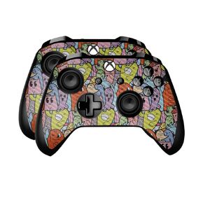 Glossy Glitter Skin Compatible with Microsoft Xbox One Controller (2 Pack) - Drawn Bow - Premium 3M Vinyl Protective Wrap Decal Cover - Easy to Apply | Crafted in The USA by MightySkins