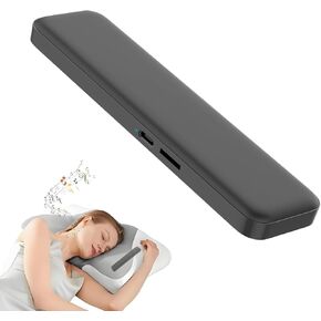 Bone Conduction Pillow Speaker for Sleep,Included 8G TF Card Privacy Under Pillow Travel Bluetooth Sleep Bar Pillow Speaker for Side Sleeper,3D Deep Bass with Timer,Volume Adjustment