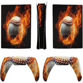 Fire Baseball for Model 5 Skin Accessories Cover Skins Anime Vinyl Cover Sticker Full Set for Model5 Digital Version