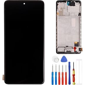 LCD Display Compatible with Redmi Note 10 Pro 4G M2101K6G 6.67" LCD Display Touch Screen Assembly with Frame+ Tools