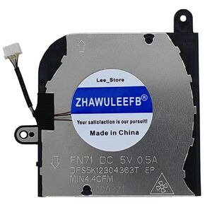 Replacement New Laptop CPU Cooling Fan for Dell Latitude 5420 Laptop 0HX40M DFS5K12304363 TFN71 EG50050S1-CH10-S9A DC5V 0.5A MIN4.4CFM Fan