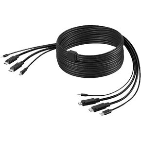 Belkin Dual-Head DP to DP KVM Combo Cable, 6'