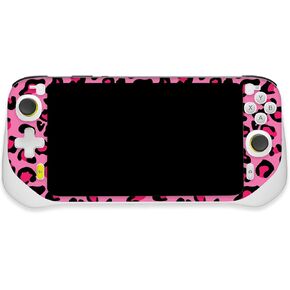 MightySkins Skin Compatible with Logitech G Cloud Gaming Handheld - Pink Leopard | Protective, Durable, and Unique Vinyl Decal wrap Cover | Easy to Apply, Remove, and Change Styles | Made in The USA
