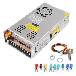 Adjustable DC Power Voltage Converter 48V Power Supply AC 110V-220V to DC 0-48V Module Switching Power Supply Digital Display 480W 10A Voltage Regulator Transformer for Lab CCTV Radio