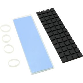 ZCZQC M.2 Heatsink Thermal pad with Rubber Ring and Bandage Copper Cooling Strip Graphene Coated 20x70x2 for Laptop SSD Cooler Heat Sink