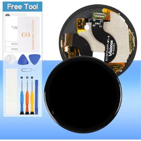 Screen Replacement for Amazfit GTR 3 1.39" LCD Display Touch Digitizer Assembly with Tools(Black)